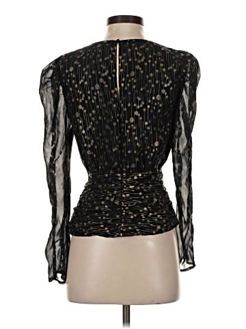 Aqua 3/4 Sleeve Blouse (view 2)