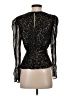 Aqua 100% Polyester Black 3/4 Sleeve Blouse Size XS - photo 2