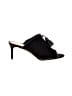 Saks Fifth Avenue 100% Leather Black Heels Size 7 1/2 - photo 1