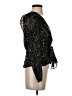 Aqua 100% Polyester Black 3/4 Sleeve Blouse Size XS - photo 4