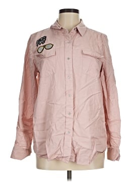 Karl Lagerfeld Paris Long Sleeve Button-Down Shirt (view 1)