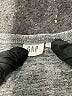 Gap Gray Pullover Sweater Size M - photo 7