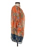 BeachLunchLounge 100% Polyester Orange 3/4 Sleeve Blouse Size XS - photo 4