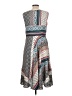 Dana Buchman 100% Polyester Print Gray Casual Dress Size 10 - photo 2