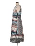 Dana Buchman 100% Polyester Print Gray Casual Dress Size 10 - photo 5