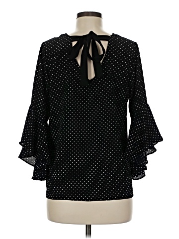 Green Envelope 3/4 Sleeve Blouse (view 2)