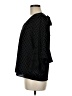 Green Envelope Polka Dots Black 3/4 Sleeve Blouse Size M - photo 5