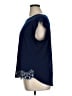 Elle Blue Short Sleeve Top Size XL - photo 5