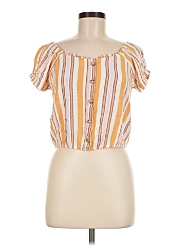 Aeropostale Short Sleeve Blouse (view 1)