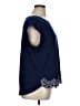 Elle Blue Short Sleeve Top Size XL - photo 4