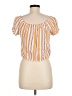 Aeropostale Orange Short Sleeve Blouse Size M - photo 2