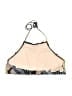 Unbranded Tropical Black Swimsuit Top Size L - photo 2