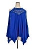 leo rosi Blue 3/4 Sleeve Blouse Size XXL - photo 1