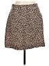 BCBGeneration 100% Polyester Polka Dots Tan Casual Skirt Size 8 - photo 1