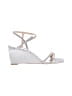 Badgley Mischka Silver Wedges Size 9 - photo 1