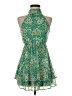 Sienna Sky 100% Polyester Floral Green Cocktail Dress Size XS - photo 1