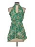 Sienna Sky 100% Polyester Floral Green Cocktail Dress Size XS - photo 2