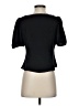 Ann Taylor LOFT 100% Polyester Black Short Sleeve Blouse Size 0 - photo 2