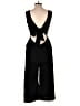 Wishlist Apparel 100% Polyester Solid Black Jumpsuit Size L - photo 2