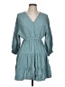 Simplee Teal Casual Dress Size L - photo 1