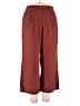 Ann Taylor LOFT Red Brown Linen Pants Size 30 waist (estimated) - photo 1