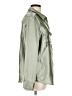 Alfani Metallic Green Long Sleeve Blouse Size L - photo 4