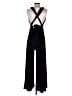 Flawless Solid Black Jumpsuit Size S - photo 2