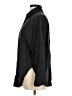 Zara Solid Black Long Sleeve Button-Down Shirt Size M - photo 5