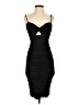 Dance & Marvel Solid Black Cocktail Dress Size Sm - photo 1