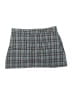 Unbranded 100% Polyester Plaid Gray Blue Casual Skirt Size M - photo 1