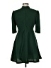 Unbranded Solid Green Casual Dress Size M - photo 2