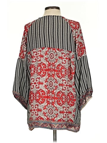Tolani Long Sleeve Silk Top (view 2)