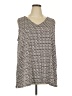 Talbots Silver Sleeveless Top Size 3X - photo 1
