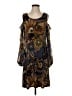 JBS Paisley Brown Casual Dress Size S - photo 1