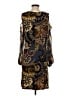 JBS Paisley Brown Casual Dress Size S - photo 2
