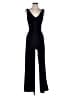 Crystal Sky Solid Black Jumpsuit Size S - photo 1