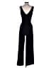 Crystal Sky Solid Black Jumpsuit Size S - photo 2