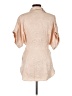 River Island Tan Short Sleeve Blouse Size 12 - photo 2