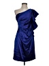 DB Studio 100% Polyester Blue Cocktail Dress Size 4 - photo 1