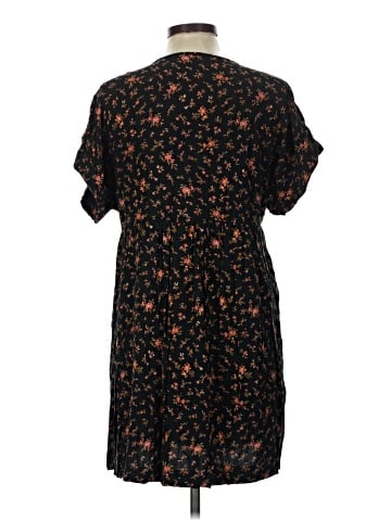 Madewell Short-Sleeve Button-Front Mini Dress in Fresh Sprigs (view 2)