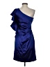 DB Studio 100% Polyester Blue Cocktail Dress Size 4 - photo 2