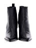 Steve Madden 100% Leather Black Ankle Boots Size 8 1/2 - photo 2