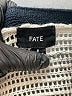 Fate Color Block Ivory Pullover Sweater Size S - photo 7
