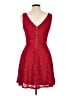Speechless 100% Polyester Red Cocktail Dress Size 11 - photo 2