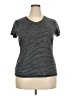 Athletic Works 100% Polyester Tweed Gray Active T-Shirt Size XXL - photo 1