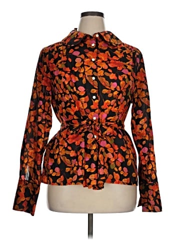 Liz Claiborne Long Sleeve Blouse (view 1)