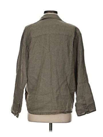 Zara 3/4 Sleeve Button-Down Shirt (view 2)