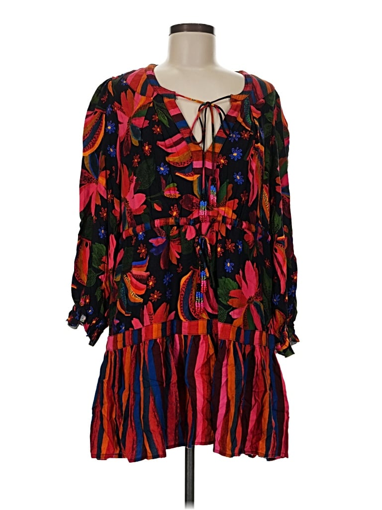 Pre-owned Farm Rio Casual Dress In Red