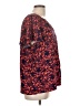 Lands' End 100% Cotton Red Short Sleeve Blouse Size L - photo 4