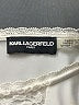 Karl Lagerfeld Paris Ivory Short Sleeve Blouse Size S (estimated) - photo 7